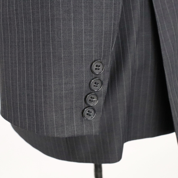 Jack Victor Collection 100's Wool Suit Gray 42L - Picture 4 of 8